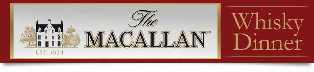 Macallan whisky Dinner