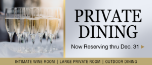 private dining now reserving